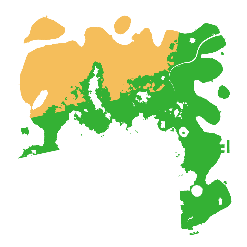 Biome Rust Map: Procedural Map, Size: 3850, Seed: 308990641