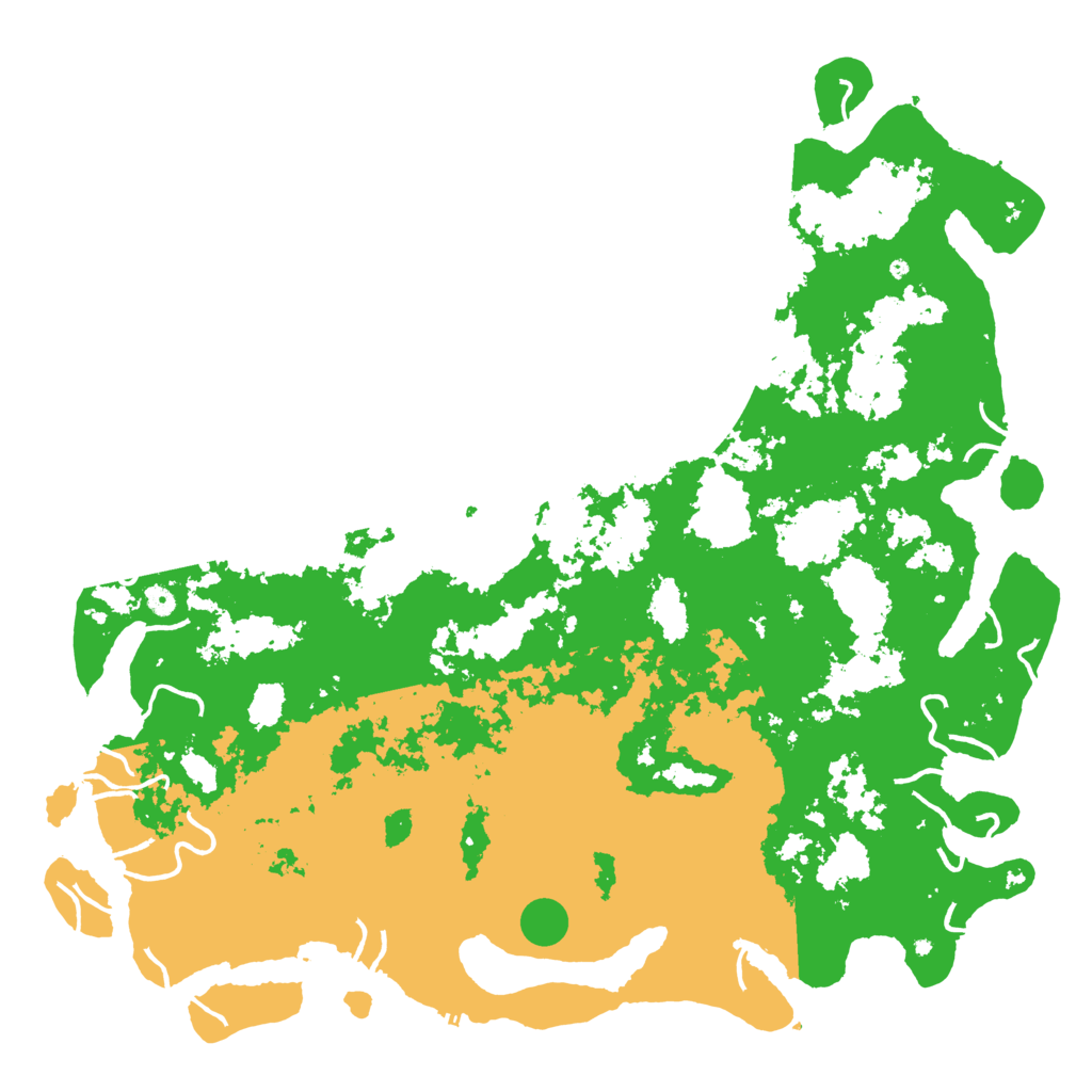 Biome Rust Map: Procedural Map, Size: 6000, Seed: 439876134