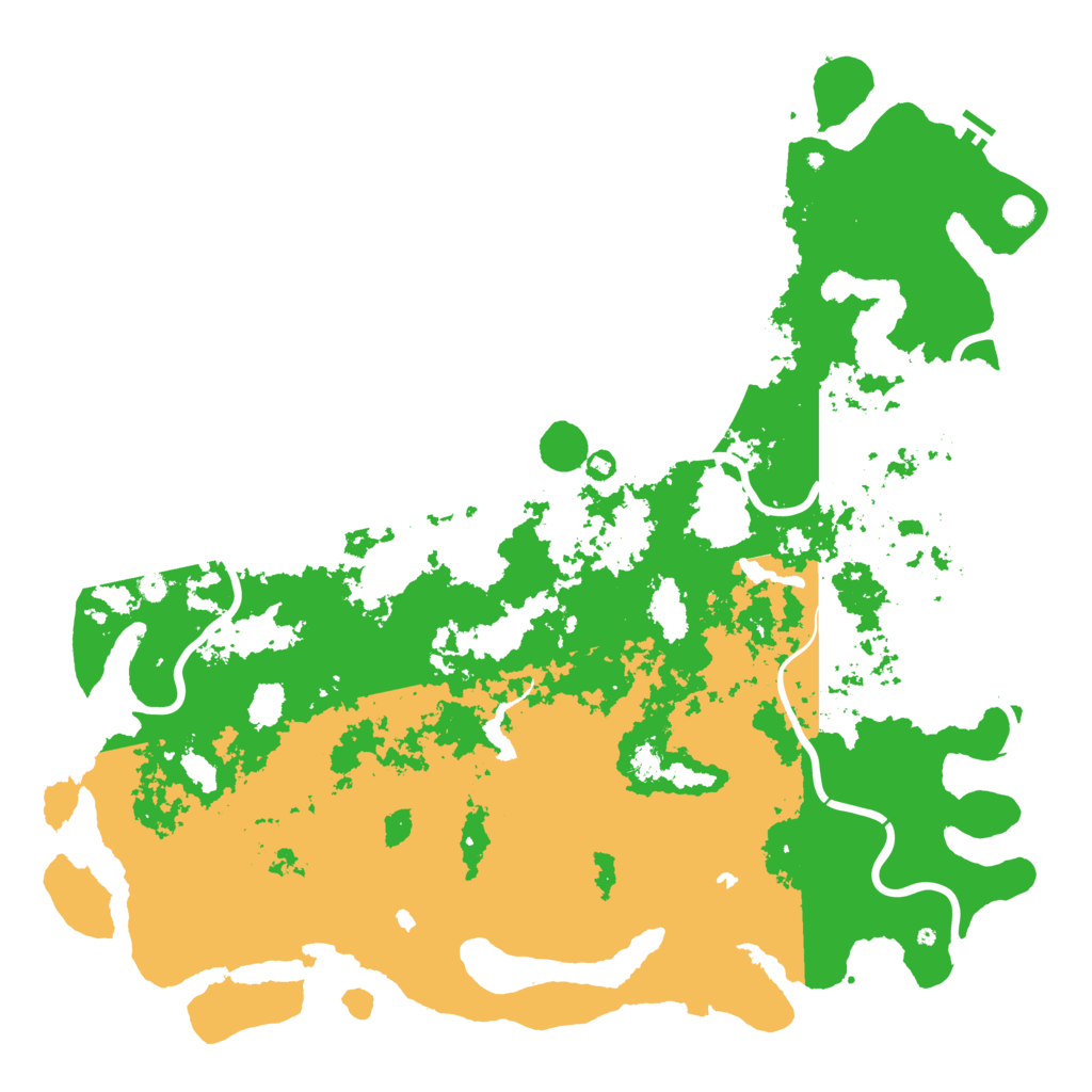Biome Rust Map: Procedural Map, Size: 6000, Seed: 439876134