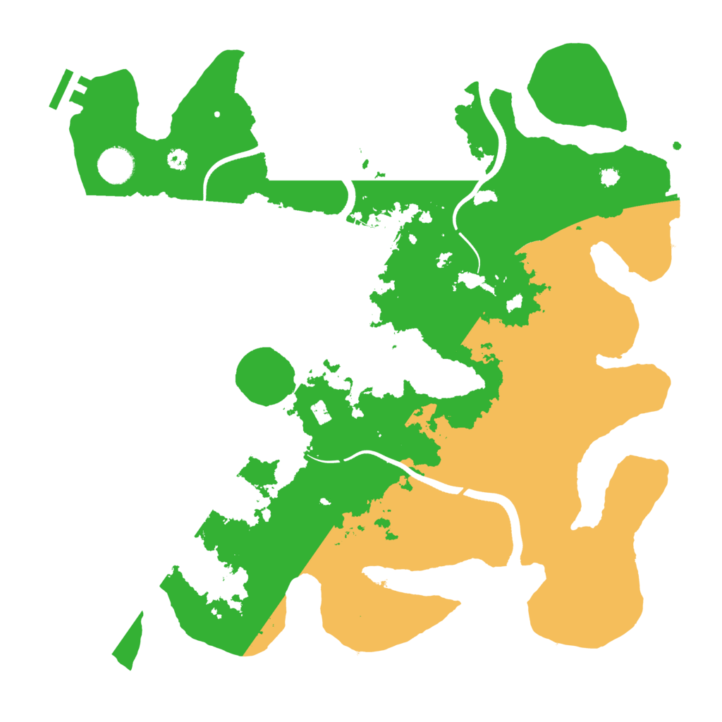 Biome Rust Map: Procedural Map, Size: 3500, Seed: 1408806944