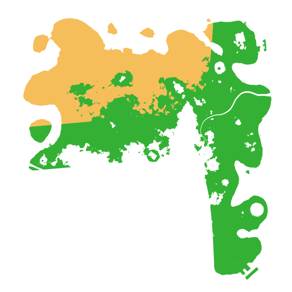 Biome Rust Map: Procedural Map, Size: 3800, Seed: 933824658