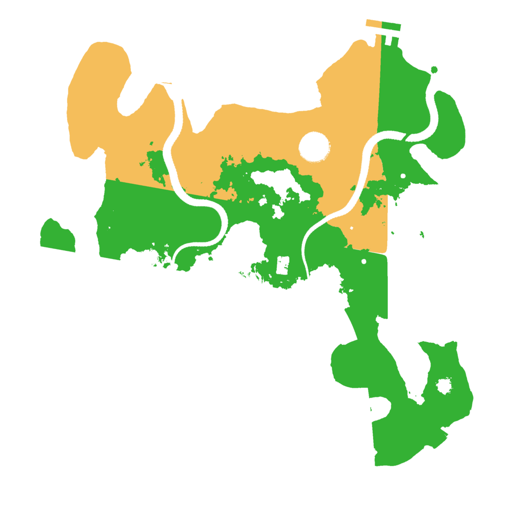 Biome Rust Map: Procedural Map, Size: 3000, Seed: 573854