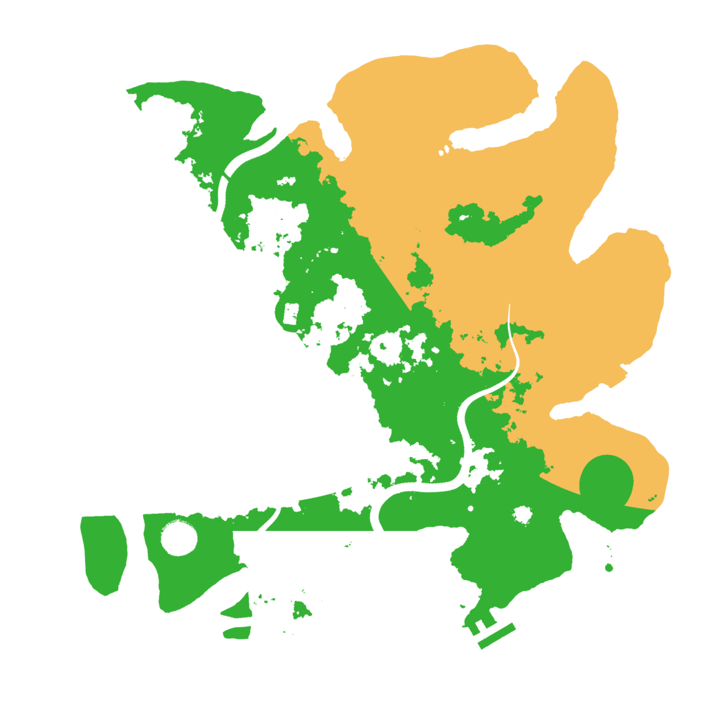 Biome Rust Map: Procedural Map, Size: 3550, Seed: 965918