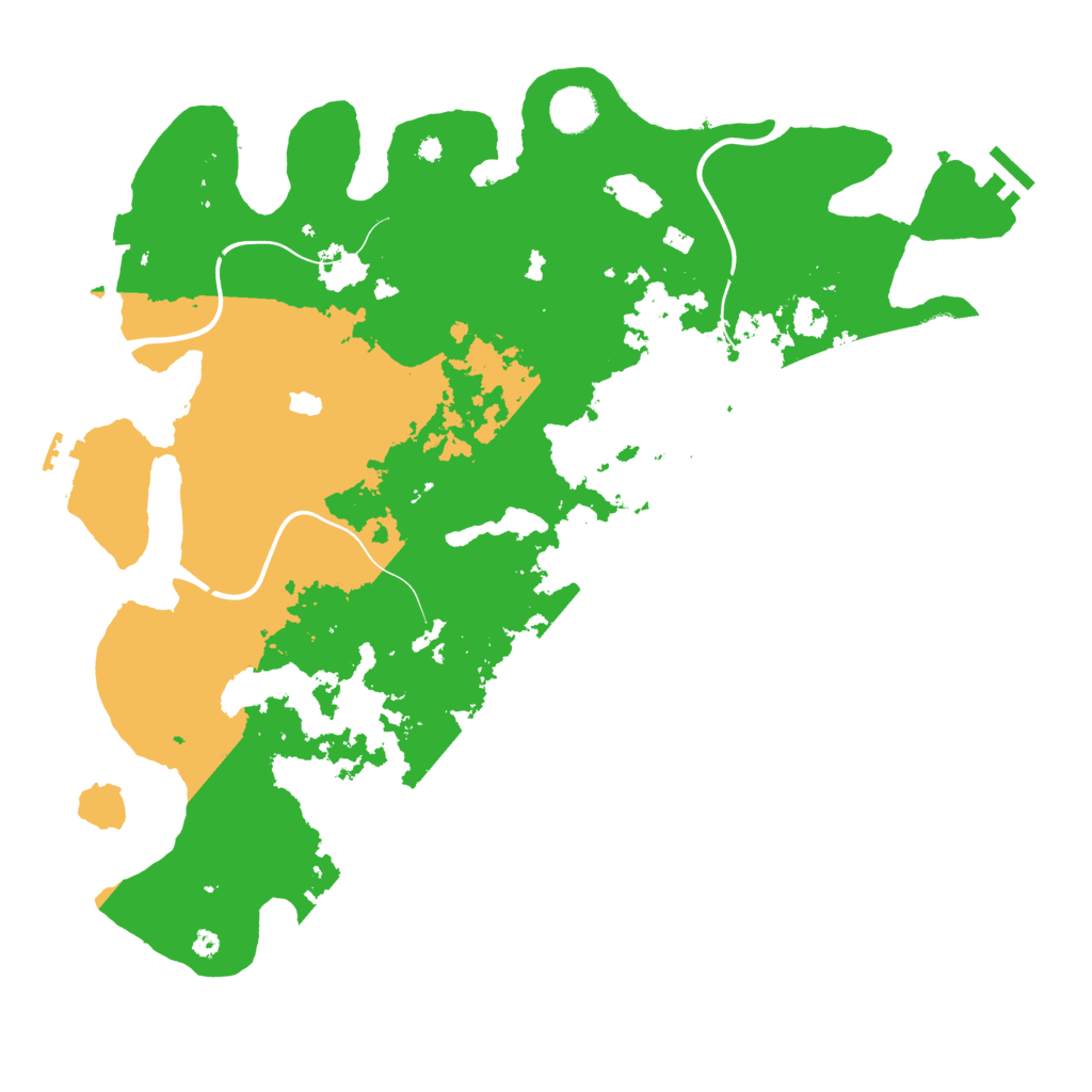 Biome Rust Map: Procedural Map, Size: 4100, Seed: 2080