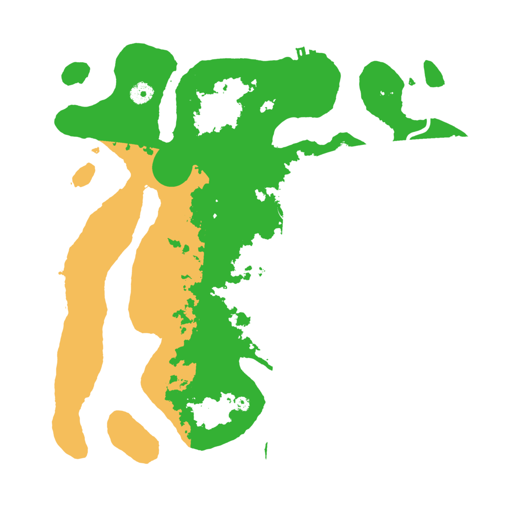 Biome Rust Map: Procedural Map, Size: 3500, Seed: 43815338