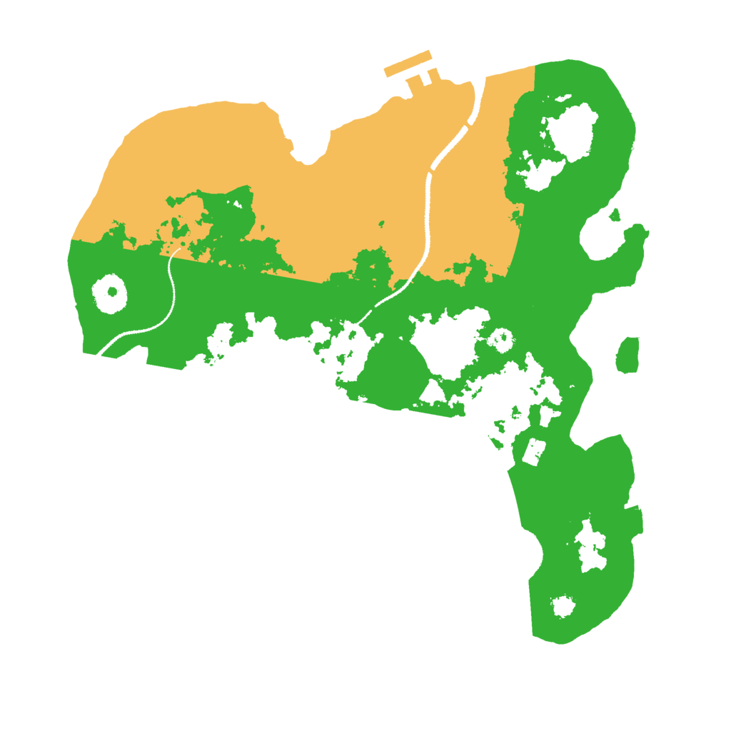 Biome Rust Map: Procedural Map, Size: 3000, Seed: 24873819