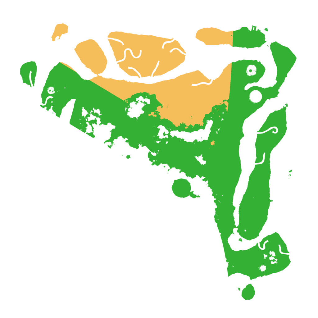 Biome Rust Map: Procedural Map, Size: 4500, Seed: 3242349