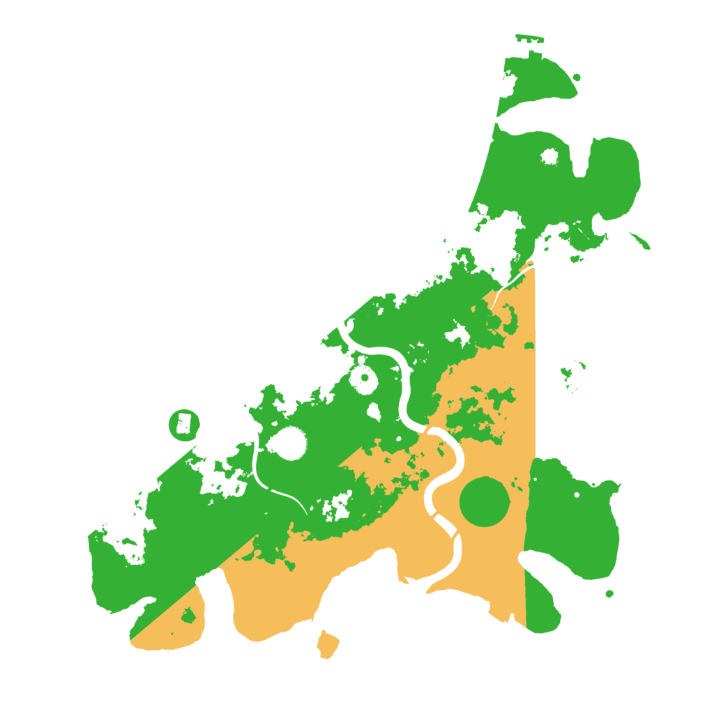 Biome Rust Map: Procedural Map, Size: 3800, Seed: 56432