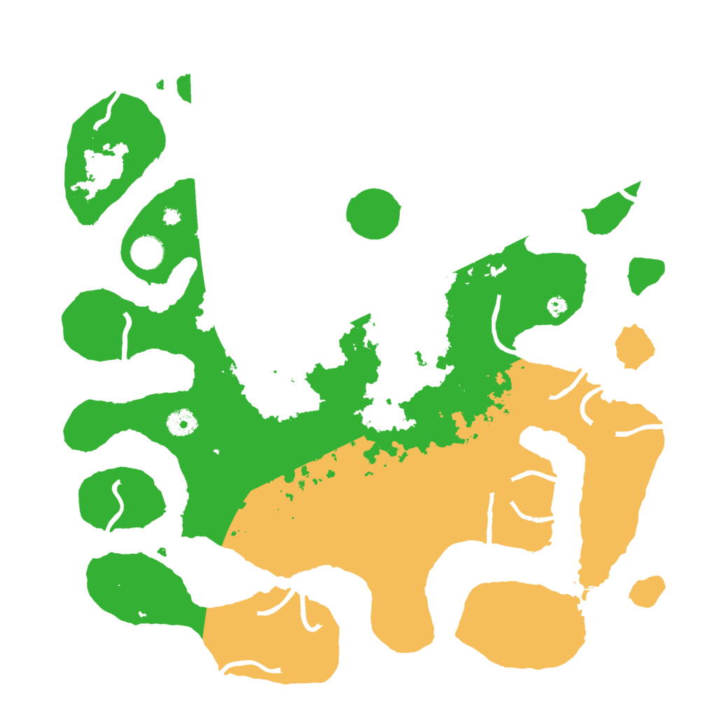 Biome Rust Map: Procedural Map, Size: 3801, Seed: 3864