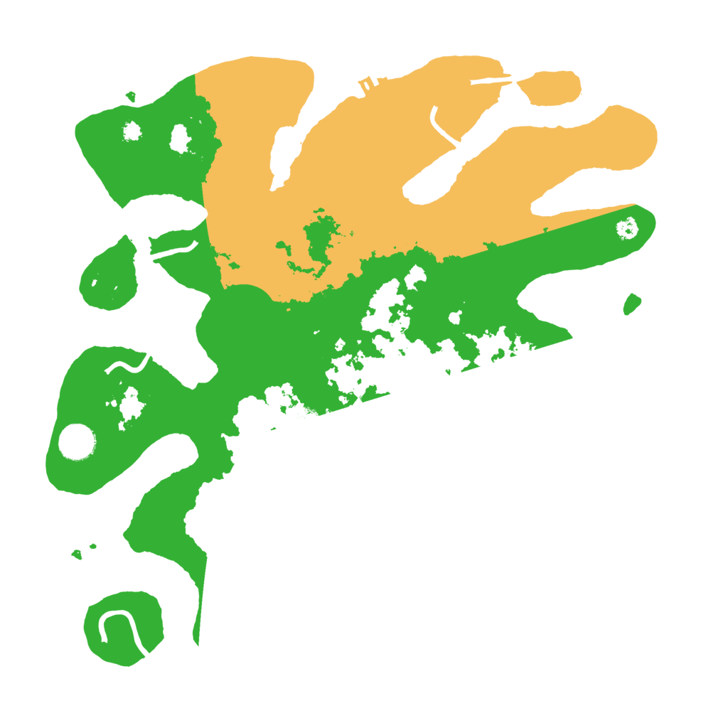 Biome Rust Map: Procedural Map, Size: 3500, Seed: 774217317