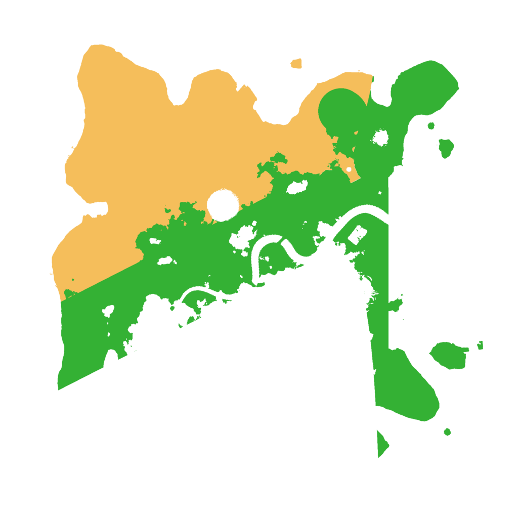 Biome Rust Map: Procedural Map, Size: 3000, Seed: 458513