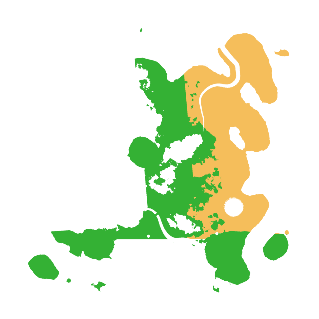 Biome Rust Map: Procedural Map, Size: 3000, Seed: 700225