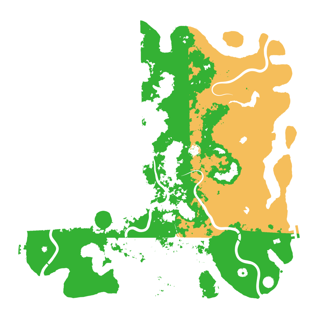 Biome Rust Map: Procedural Map, Size: 5000, Seed: 950158676