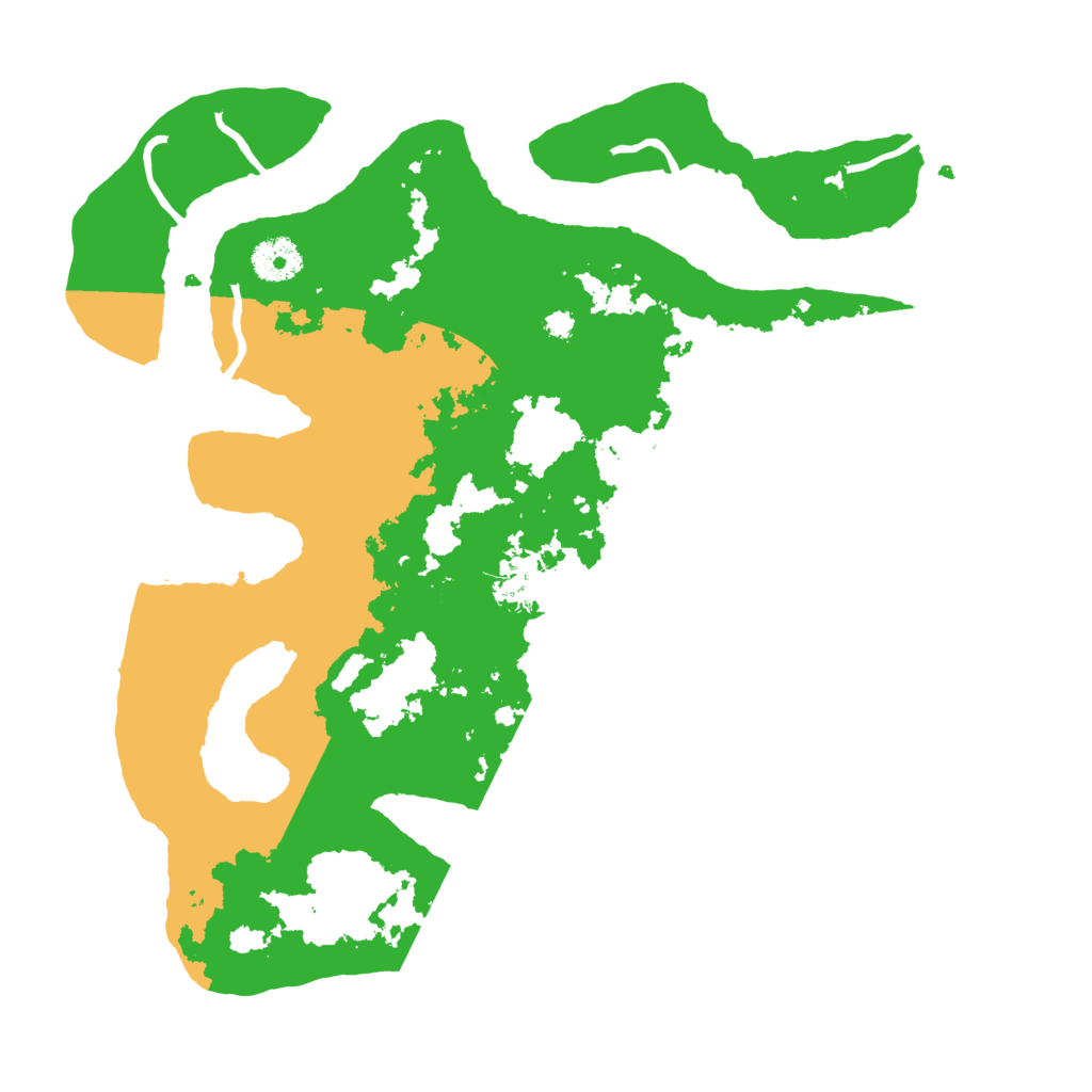 Biome Rust Map: Procedural Map, Size: 3500, Seed: 238507755