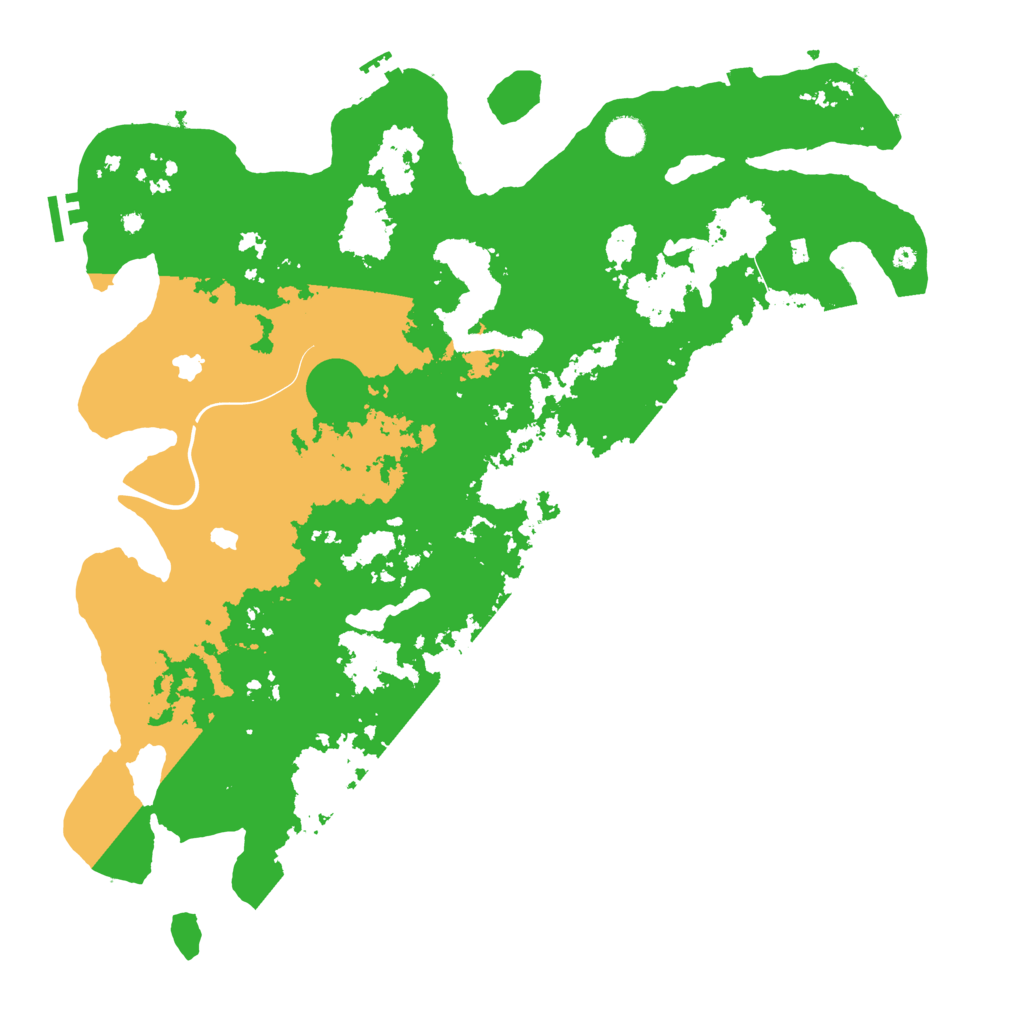 Biome Rust Map: Procedural Map, Size: 4500, Seed: 648117