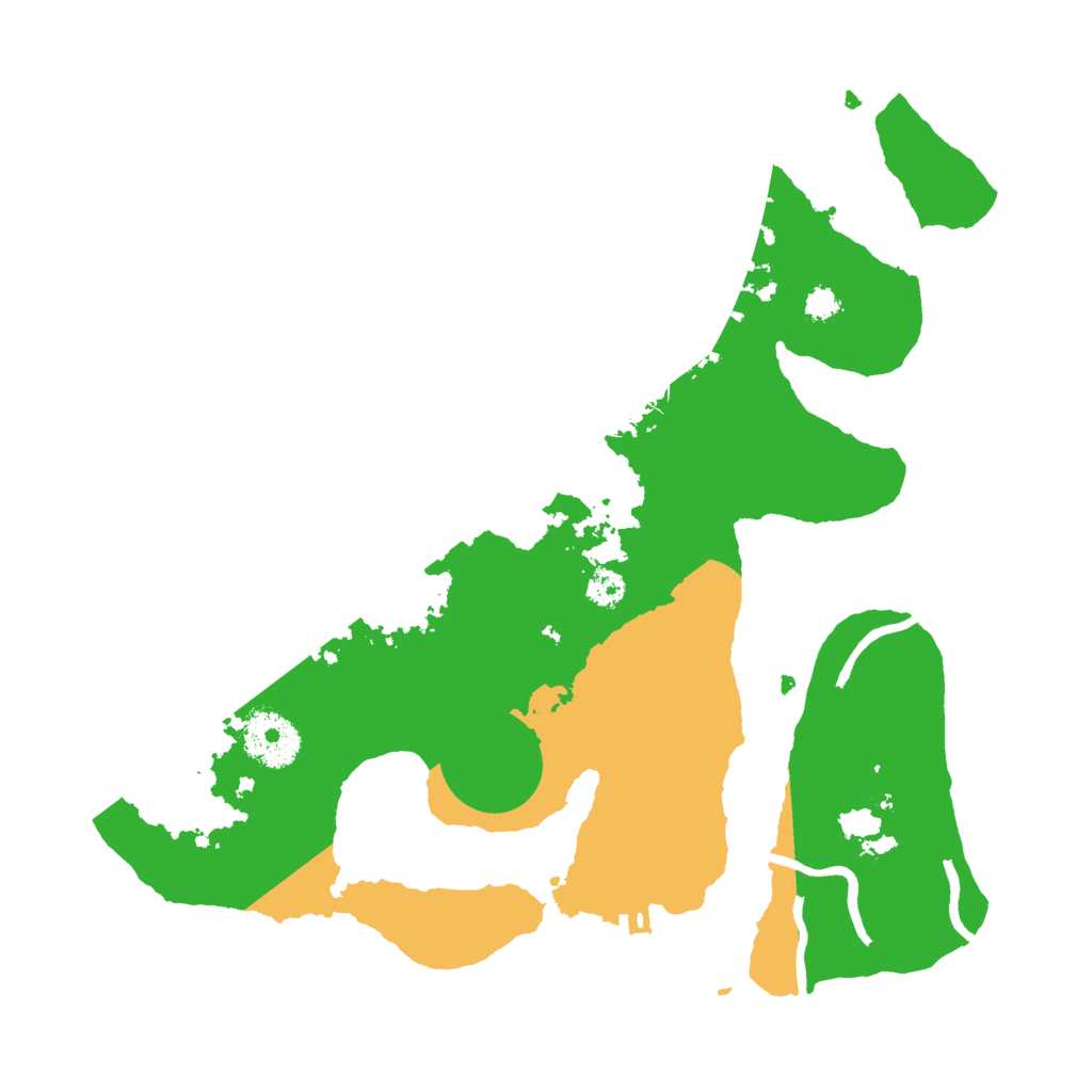 Biome Rust Map: Procedural Map, Size: 3000, Seed: 682237