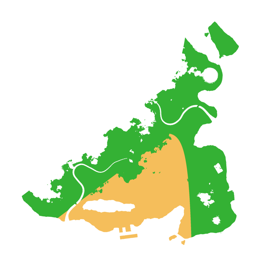 Biome Rust Map: Procedural Map, Size: 3000, Seed: 682237