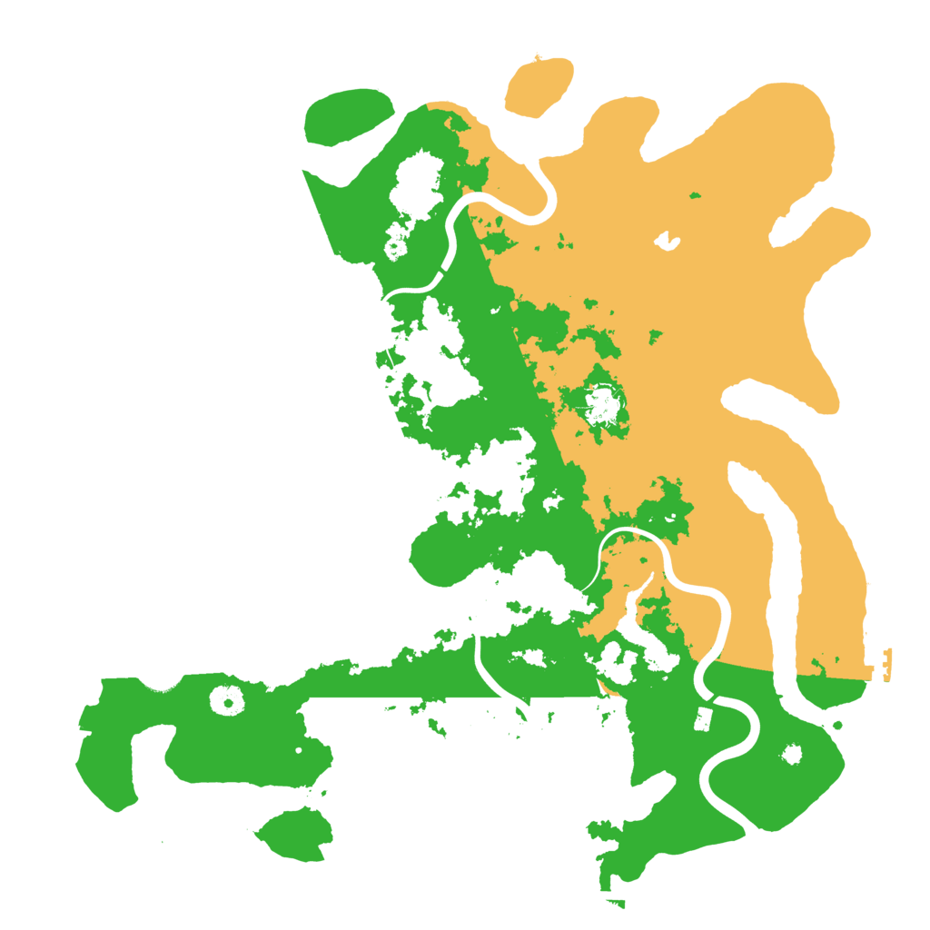 Biome Rust Map: Procedural Map, Size: 4200, Seed: 6303829