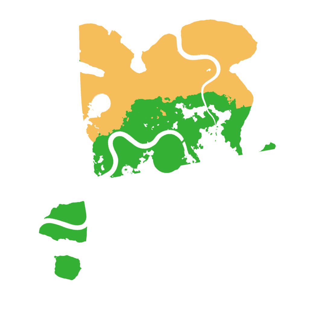 Biome Rust Map: Procedural Map, Size: 3000, Seed: 951007