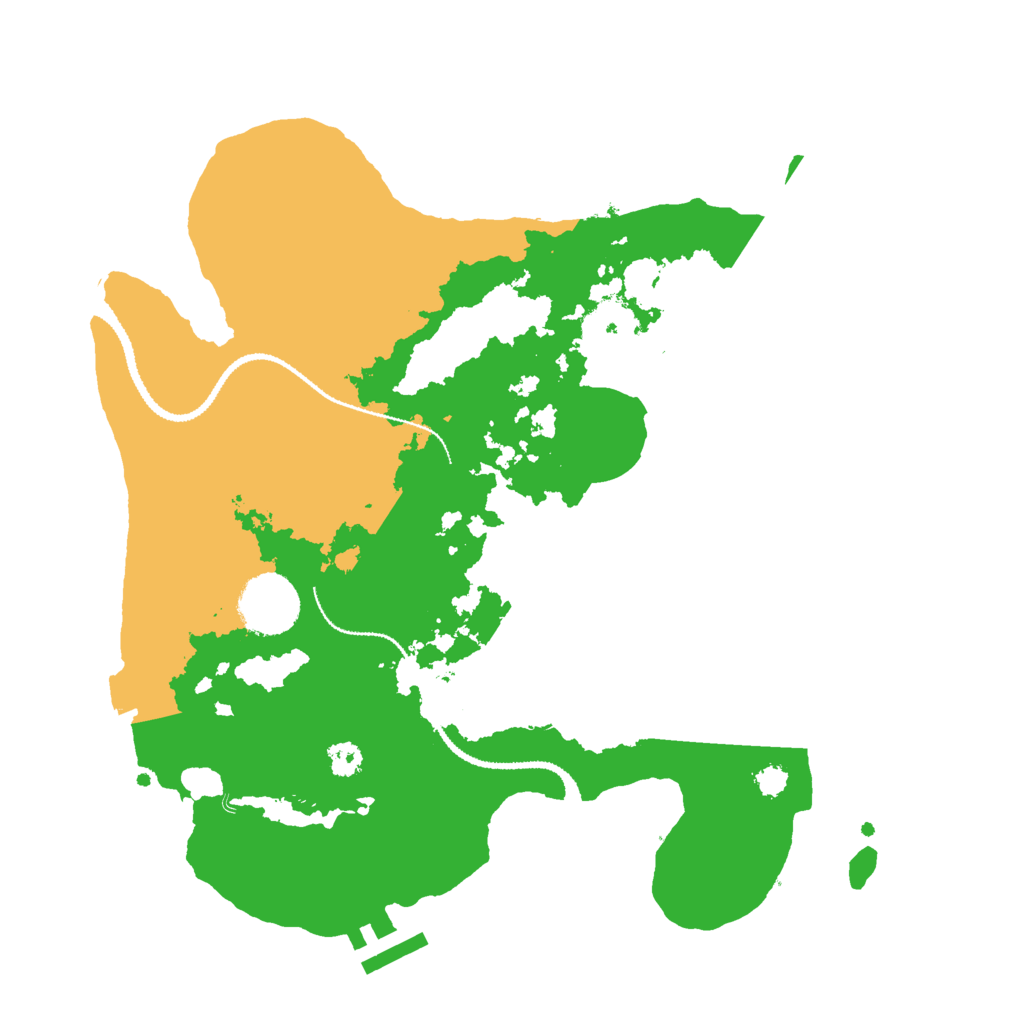 Biome Rust Map: Procedural Map, Size: 3000, Seed: 159162
