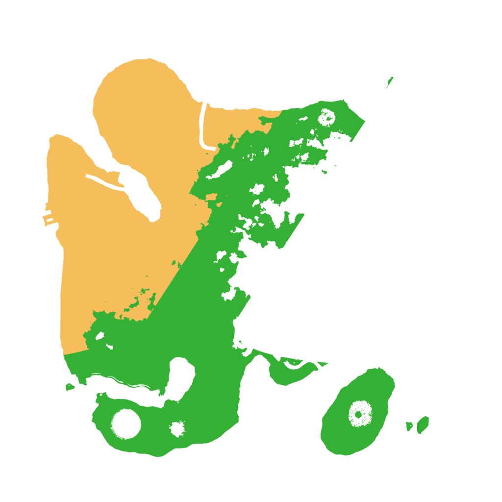 Biome Rust Map: Procedural Map, Size: 3000, Seed: 159162