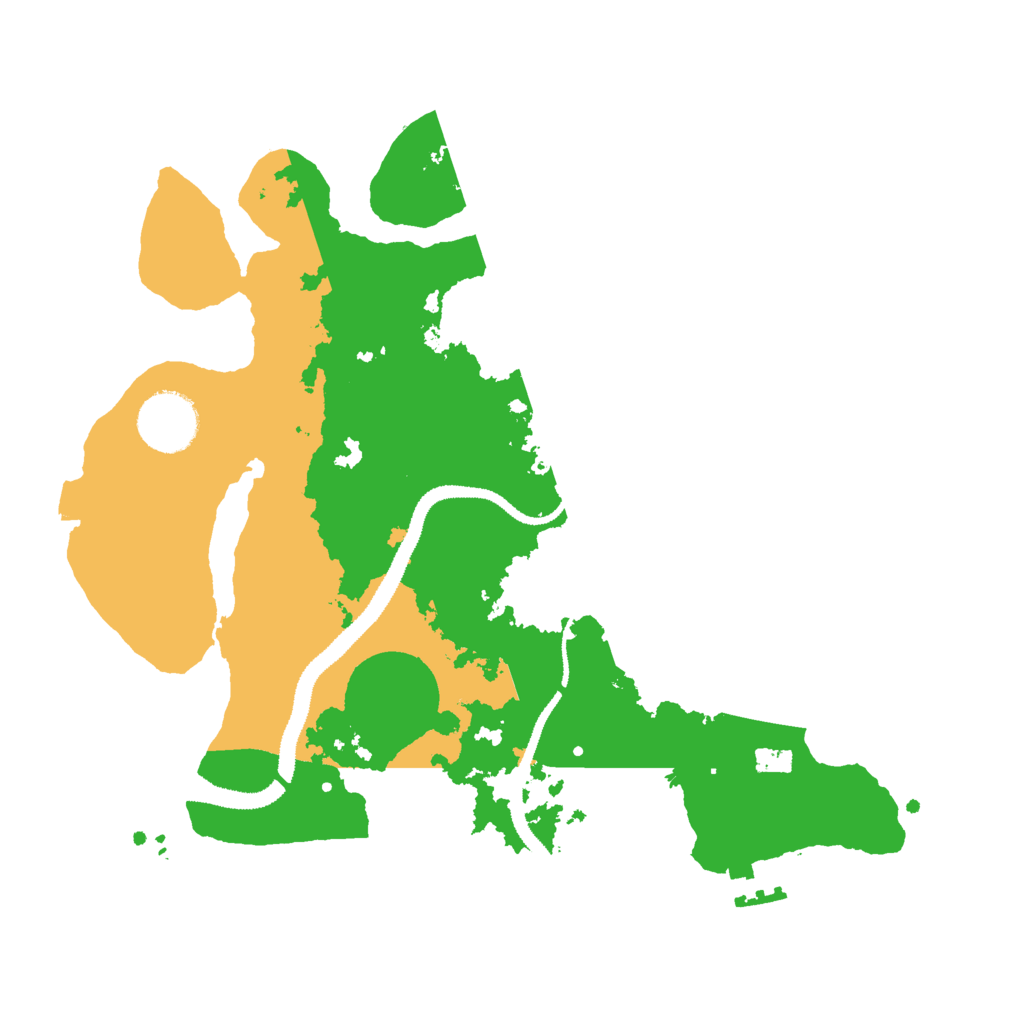 Biome Rust Map: Procedural Map, Size: 3000, Seed: 877002