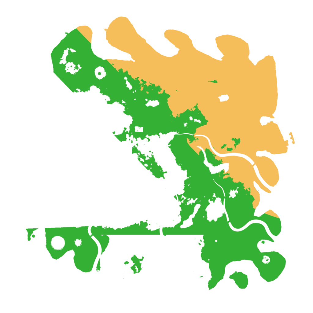Biome Rust Map: Procedural Map, Size: 4000, Seed: 46920