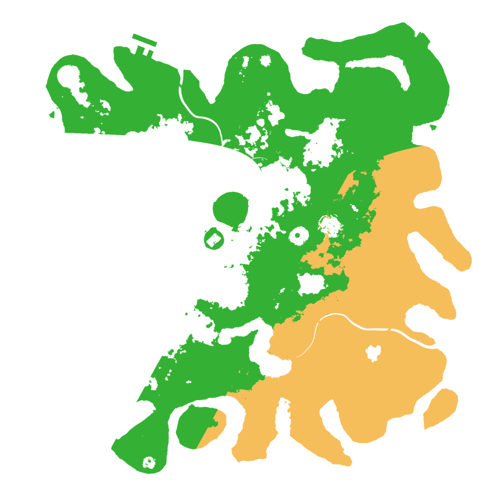 Biome Rust Map: Procedural Map, Size: 4000, Seed: 4563
