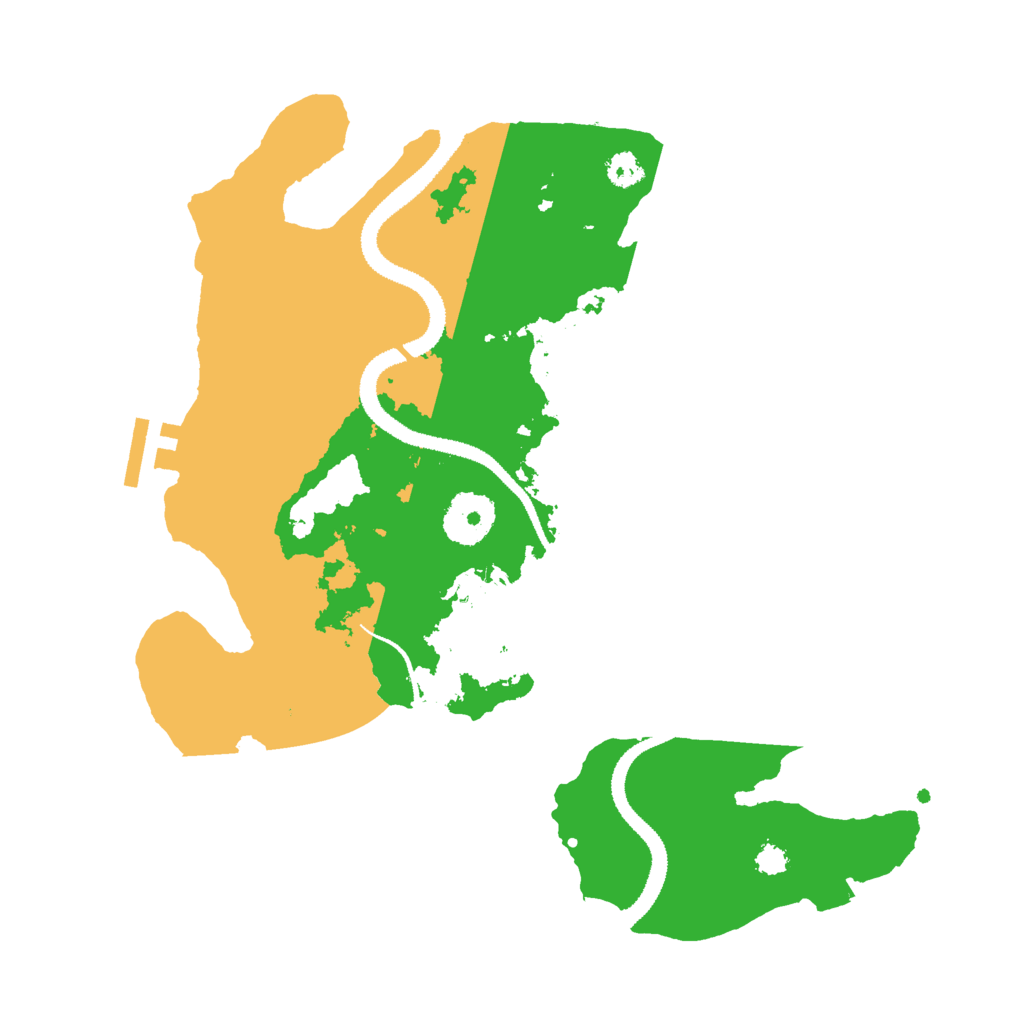 Biome Rust Map: Procedural Map, Size: 3000, Seed: 639428