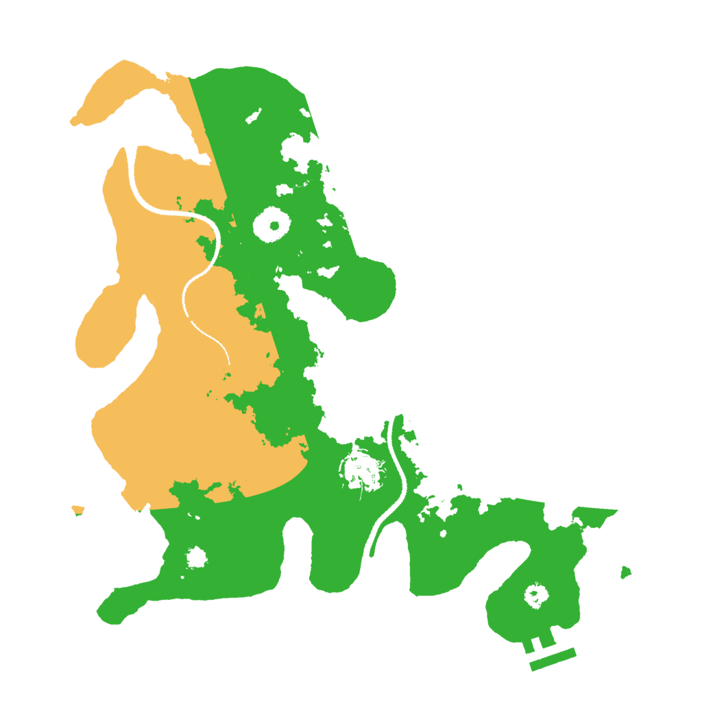 Biome Rust Map: Procedural Map, Size: 3000, Seed: 905572