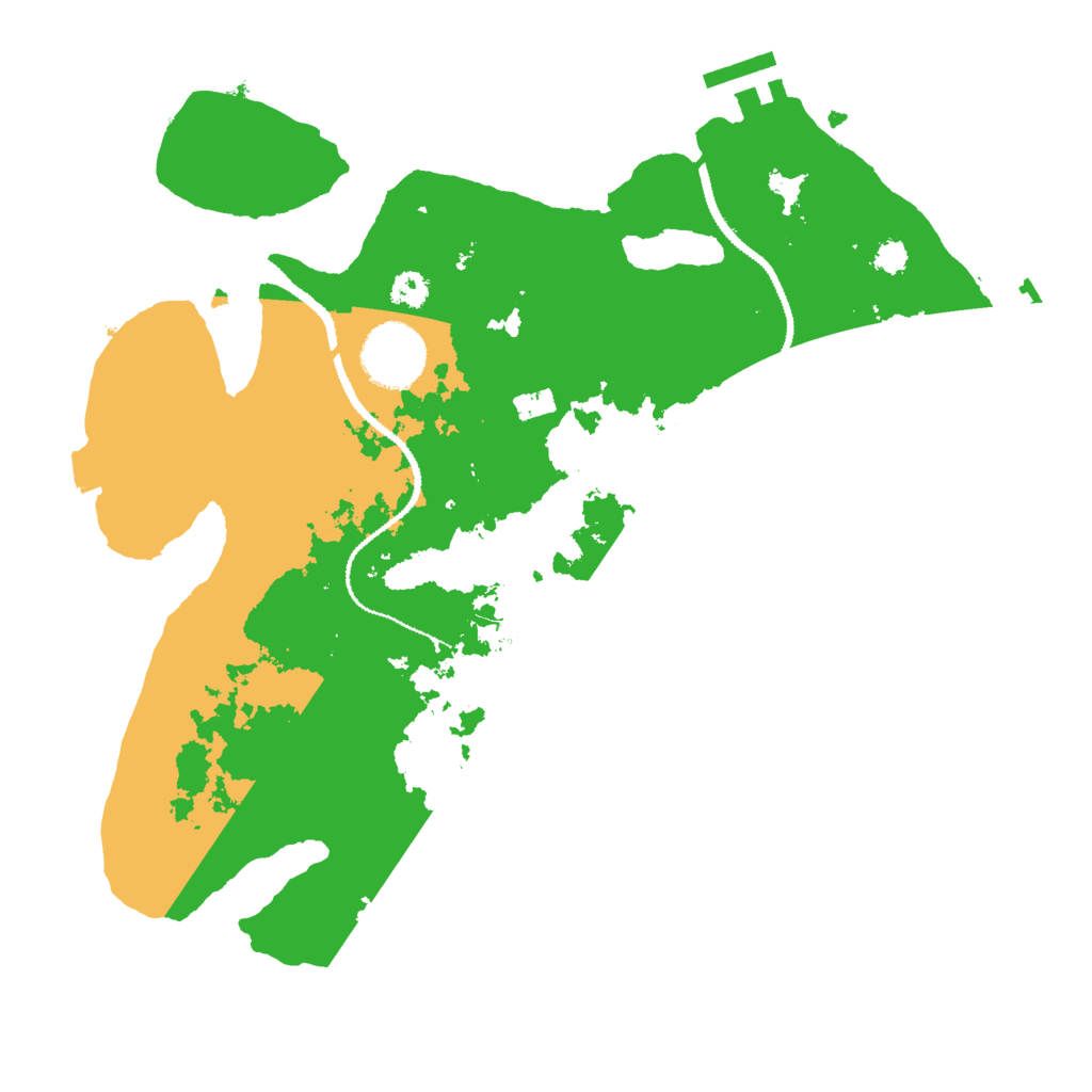 Biome Rust Map: Procedural Map, Size: 3000, Seed: 444608565