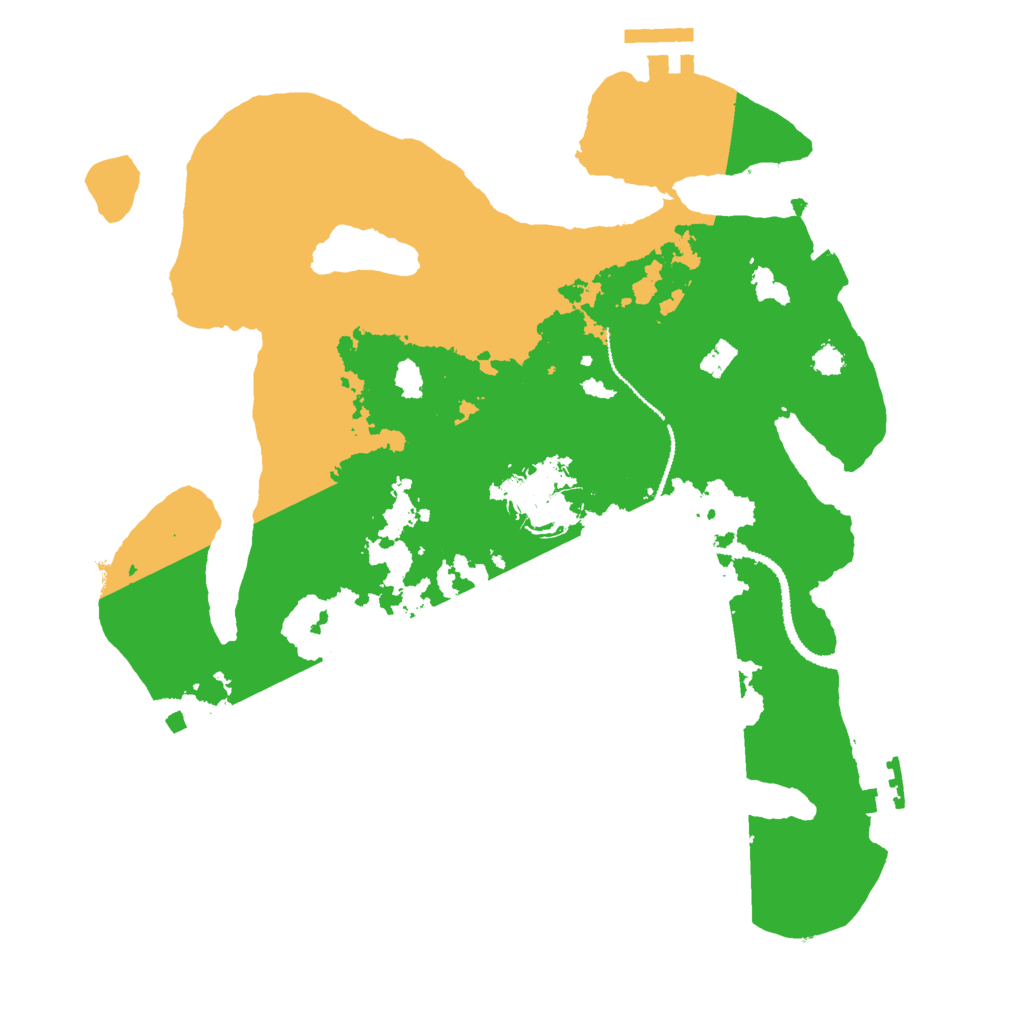 Biome Rust Map: Procedural Map, Size: 3000, Seed: 712198