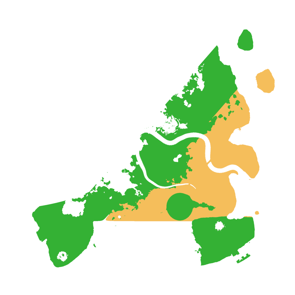 Biome Rust Map: Procedural Map, Size: 3000, Seed: 170