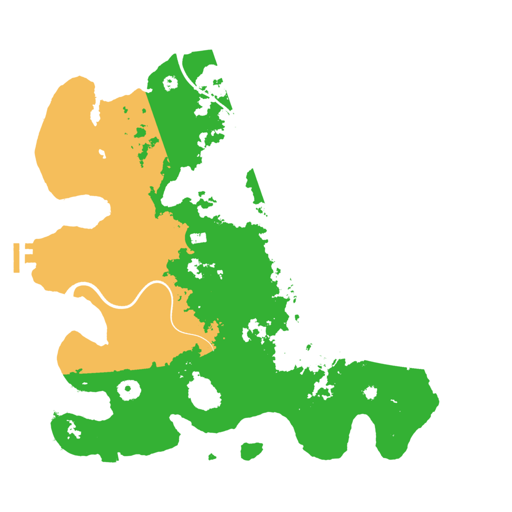 Biome Rust Map: Procedural Map, Size: 3500, Seed: 1889425385