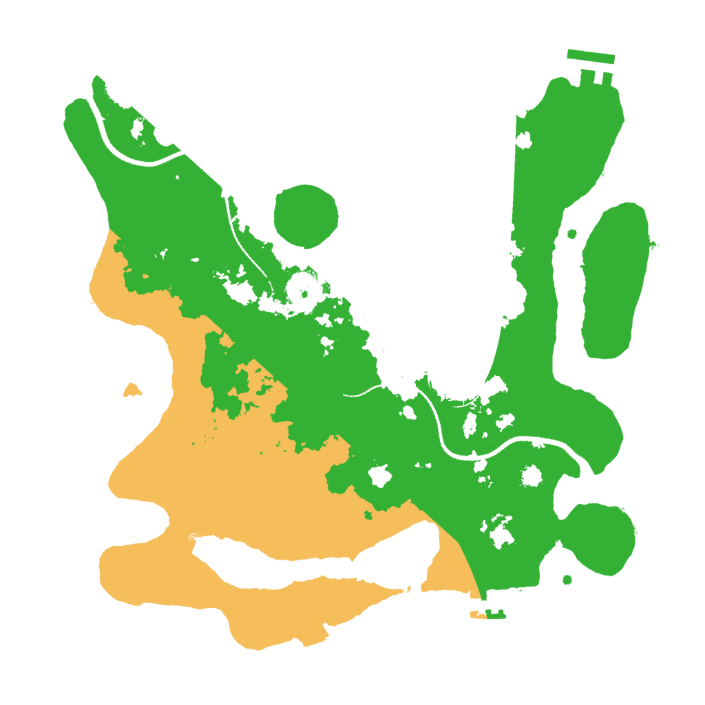 Biome Rust Map: Procedural Map, Size: 3000, Seed: 312717