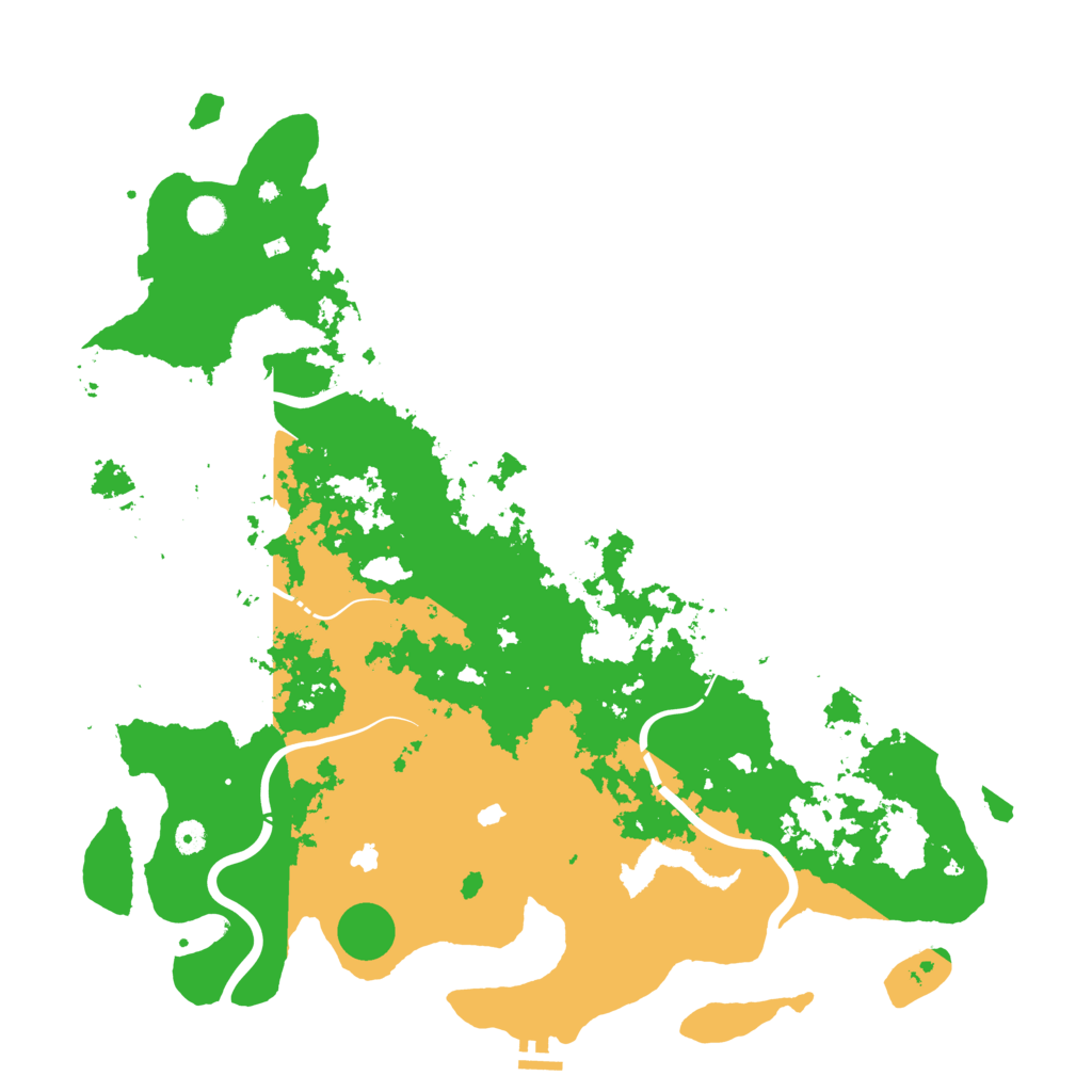 Biome Rust Map: Procedural Map, Size: 5000, Seed: 117591018