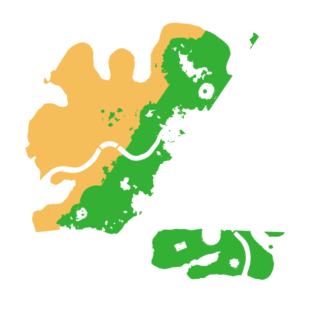 Biome Rust Map: Procedural Map, Size: 3000, Seed: 1479074022