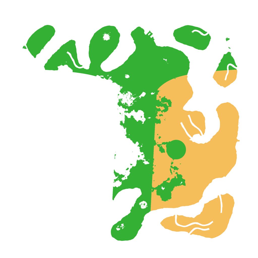 Biome Rust Map: Procedural Map, Size: 3500, Seed: 1580212247