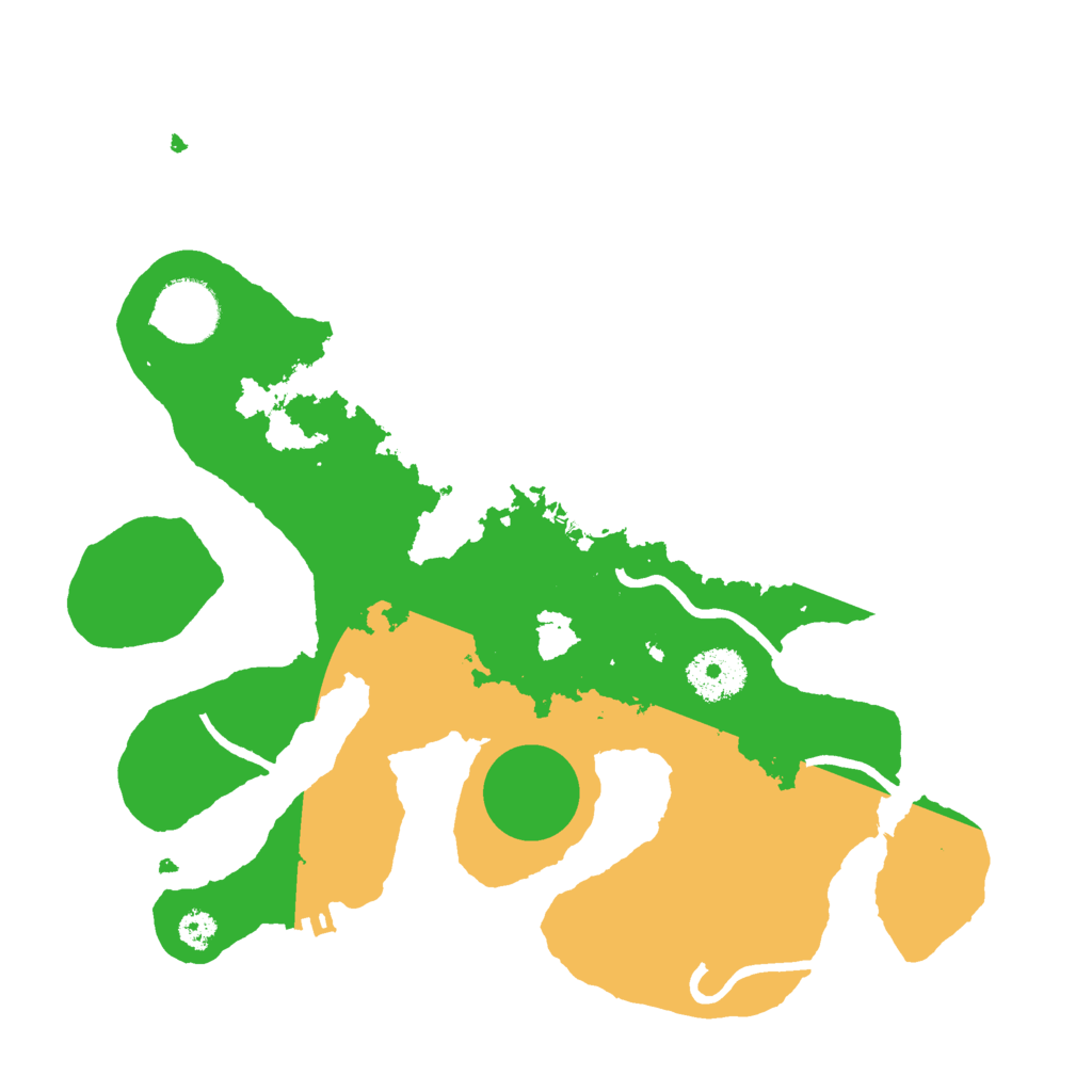 Biome Rust Map: Procedural Map, Size: 3000, Seed: 130264