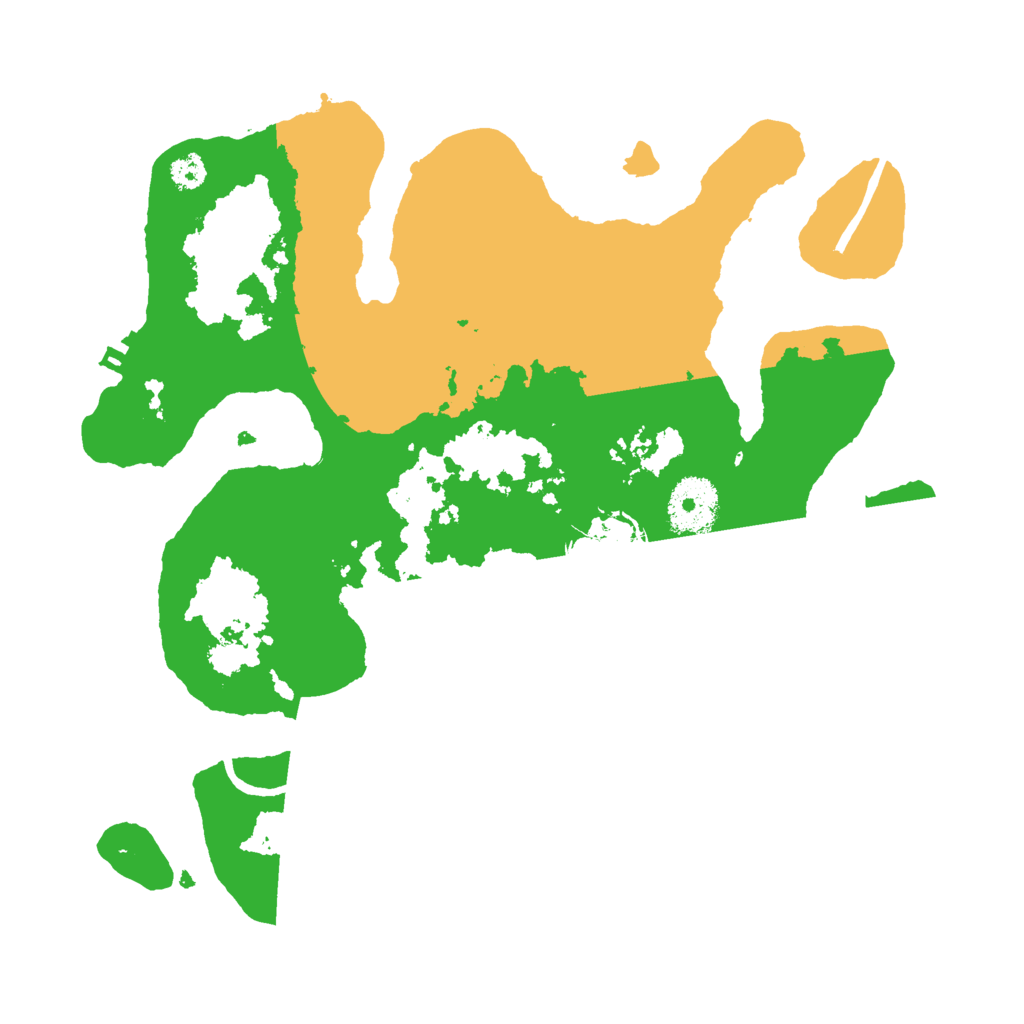 Biome Rust Map: Procedural Map, Size: 3000, Seed: 15527