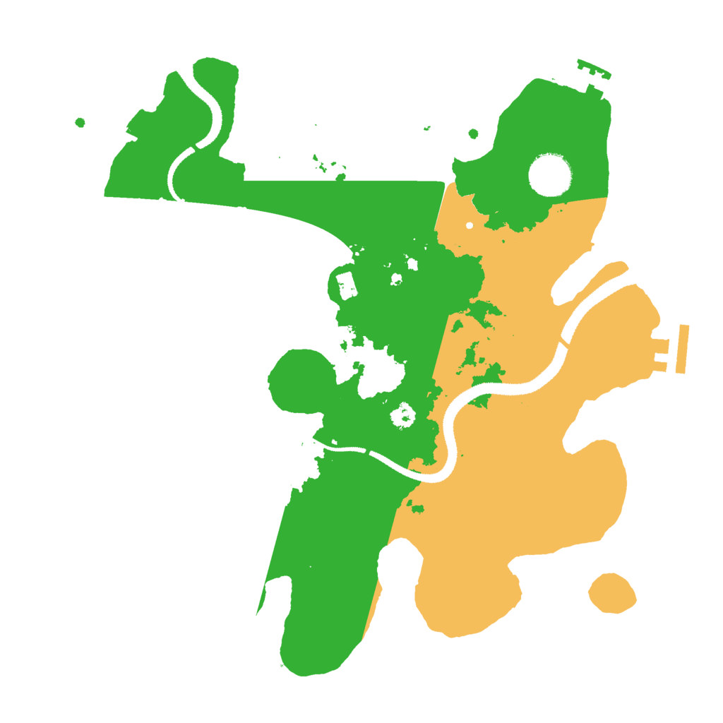 Biome Rust Map: Procedural Map, Size: 3000, Seed: 816558