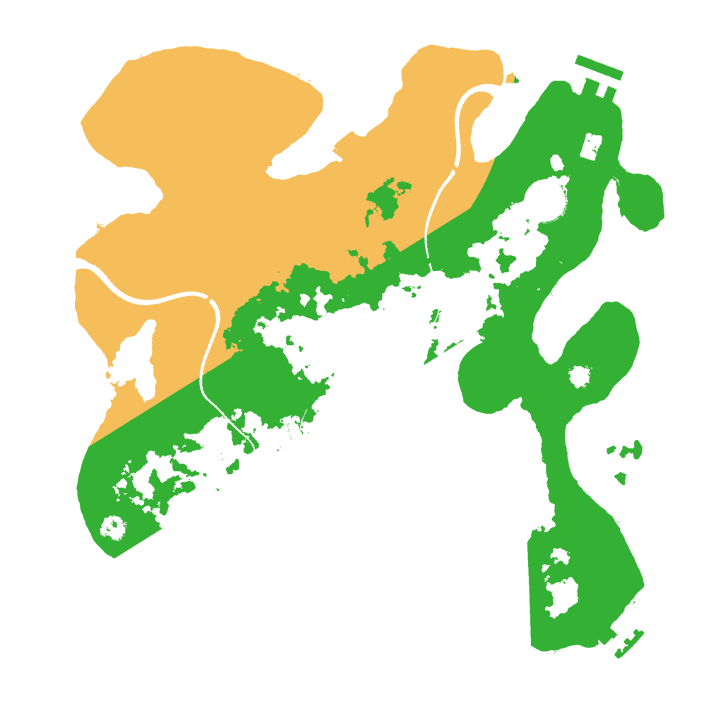 Biome Rust Map: Procedural Map, Size: 3000, Seed: 1484563770