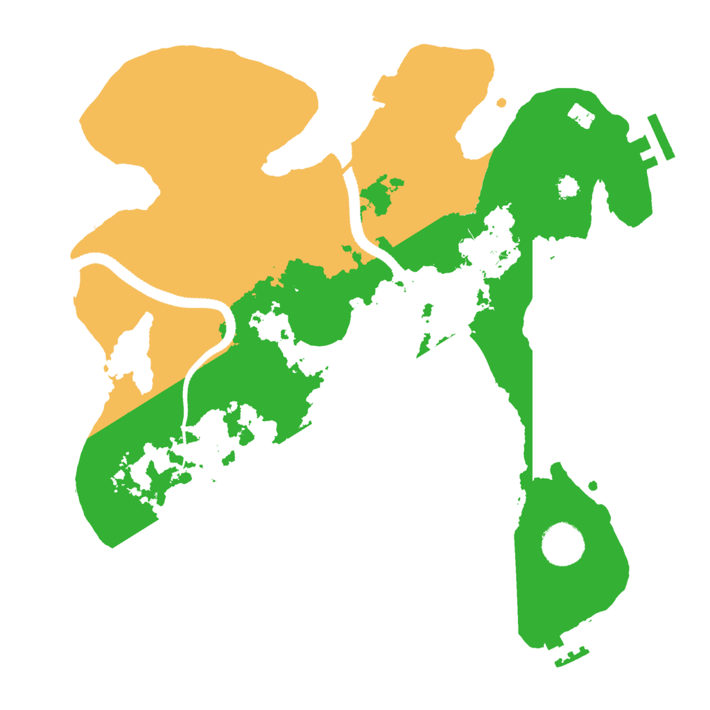 Biome Rust Map: Procedural Map, Size: 3000, Seed: 1484563770