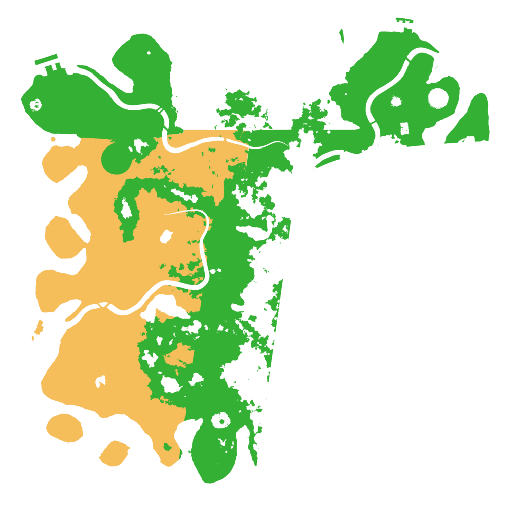 Biome Rust Map: Procedural Map, Size: 4500, Seed: 6164207