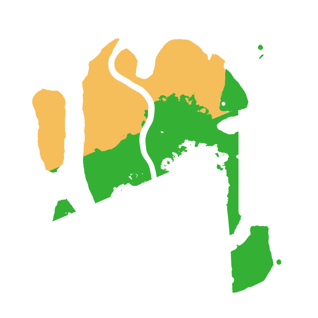 Biome Rust Map: Procedural Map, Size: 2500, Seed: 9567348