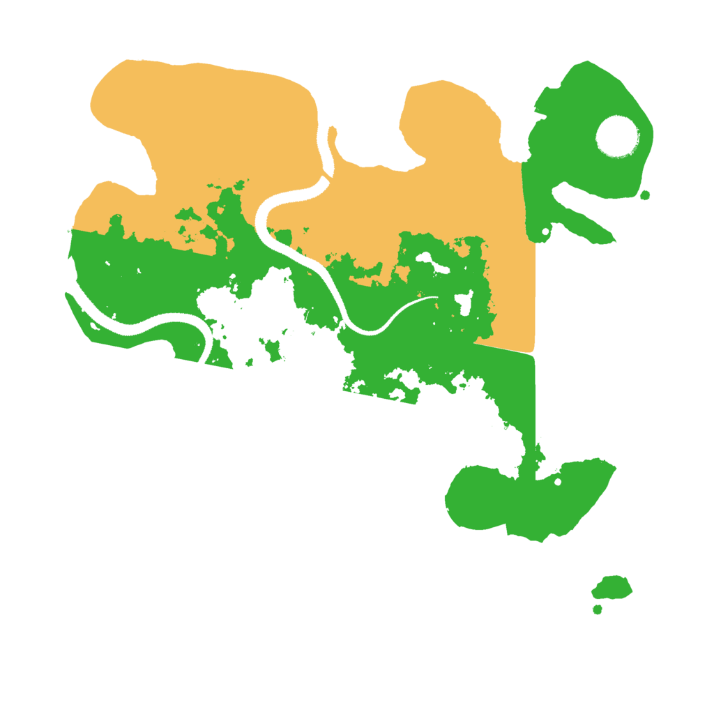 Biome Rust Map: Procedural Map, Size: 3000, Seed: 216733032
