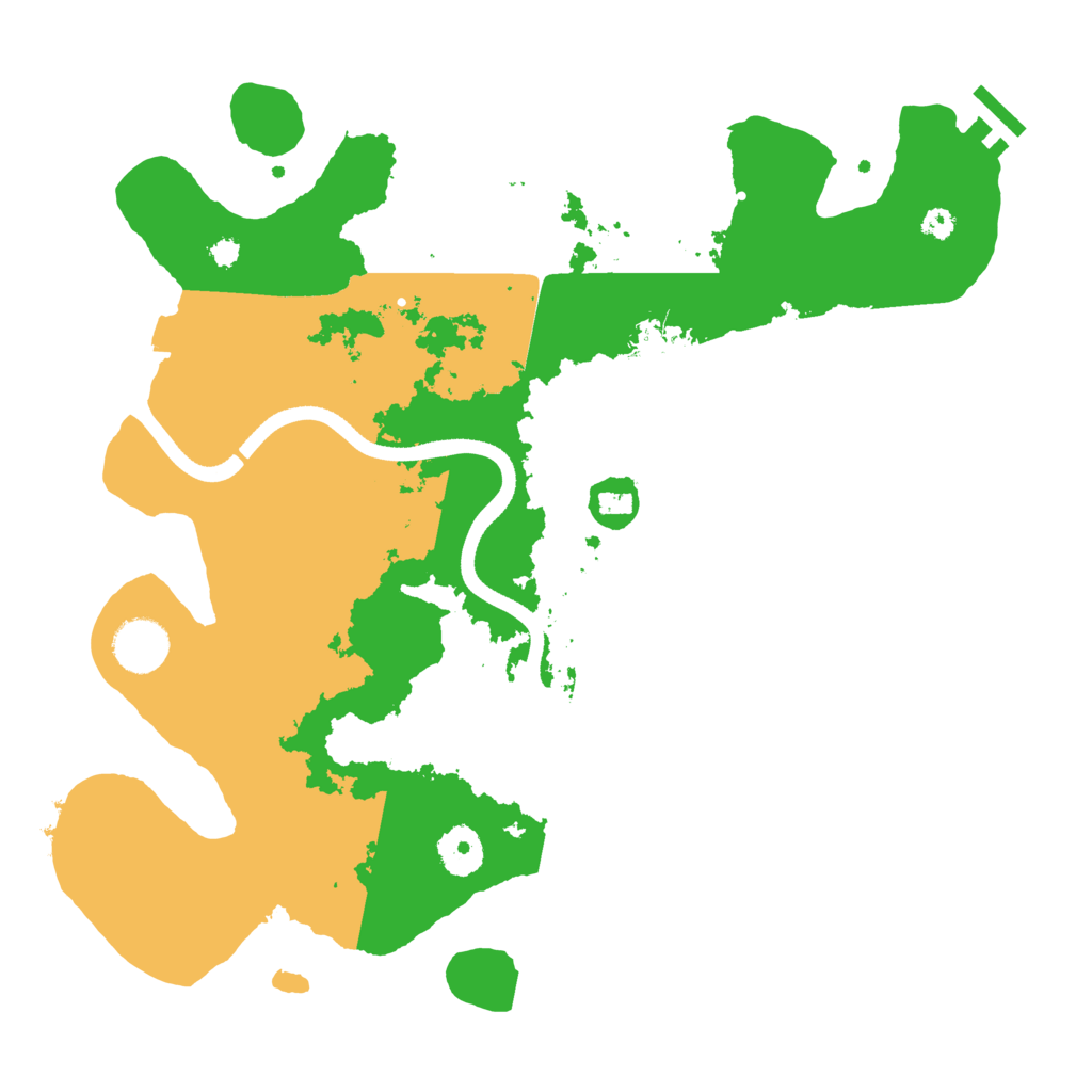 Biome Rust Map: Procedural Map, Size: 3500, Seed: 486084192