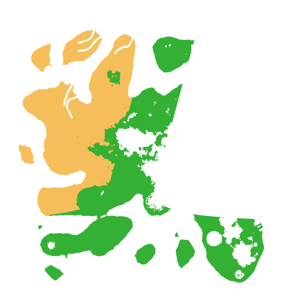 Biome Rust Map: Procedural Map, Size: 3500, Seed: 731958796