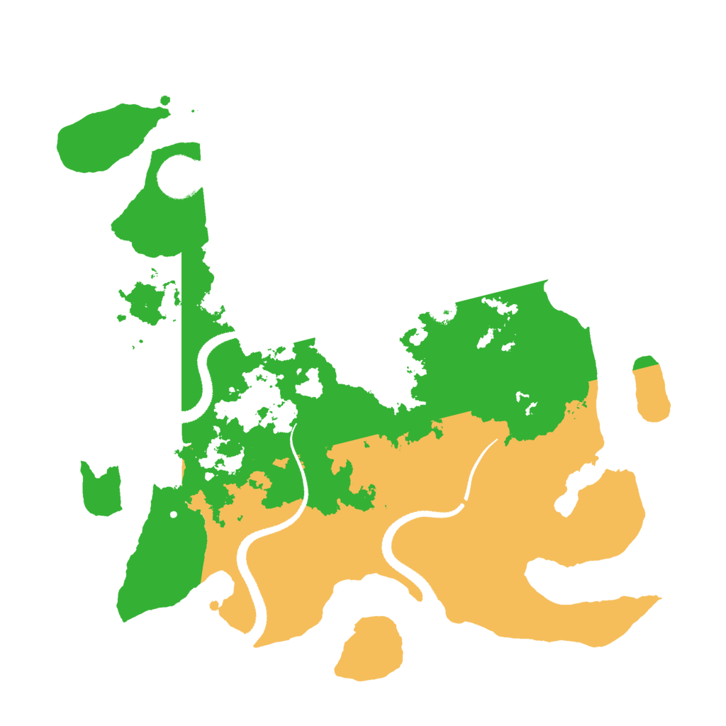 Biome Rust Map: Procedural Map, Size: 3000, Seed: 157065513