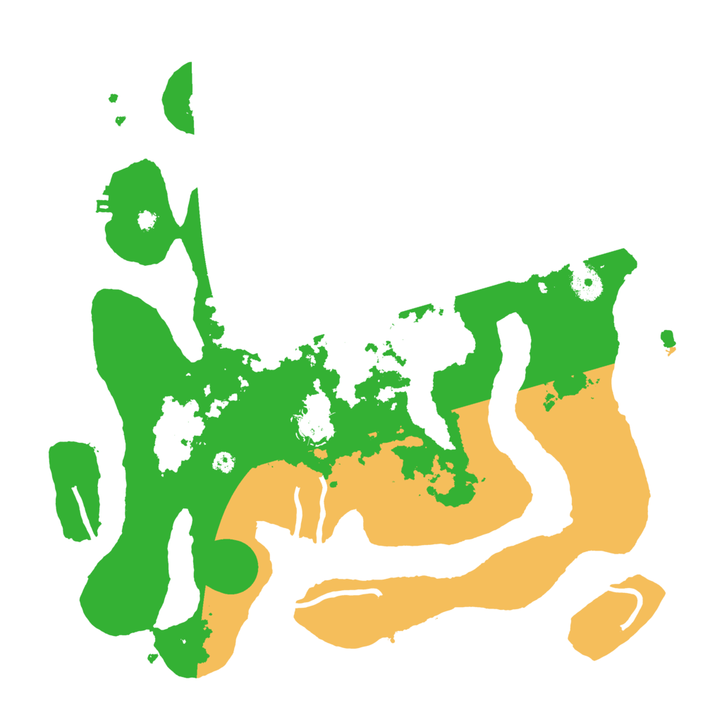Biome Rust Map: Procedural Map, Size: 3500, Seed: 198381201
